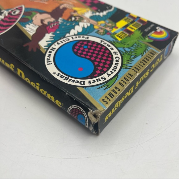 T&C T C Surf Designs Wood & Water Rage Nintendo NES CIB Complete In Box w Manual - Picture 12 of 16